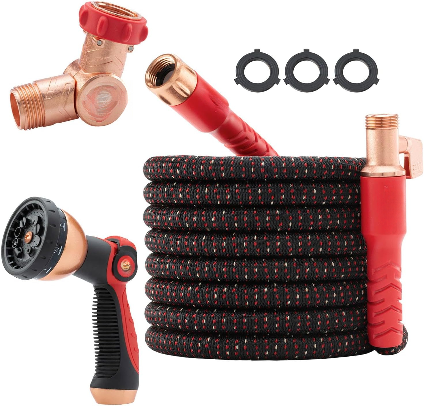 Heavy Equipment Yard - Expandable Garden Hose One Hundred Feet