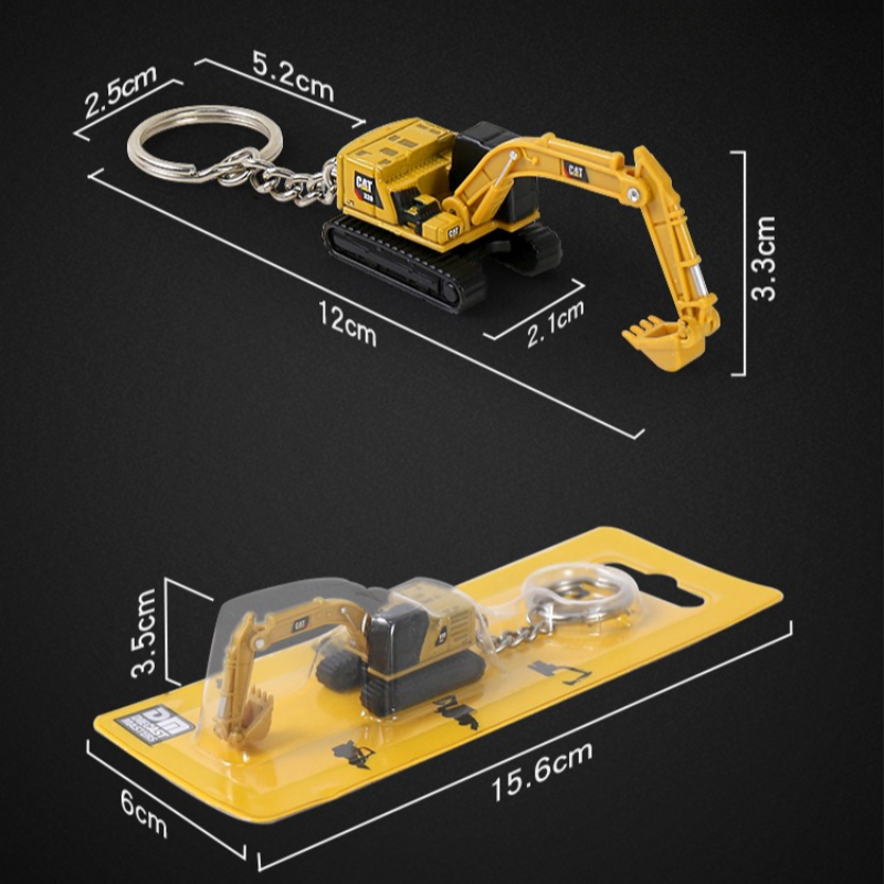 Diecast Mini Engineering Keych - Heavy Equipment Keychain のレビューと価格