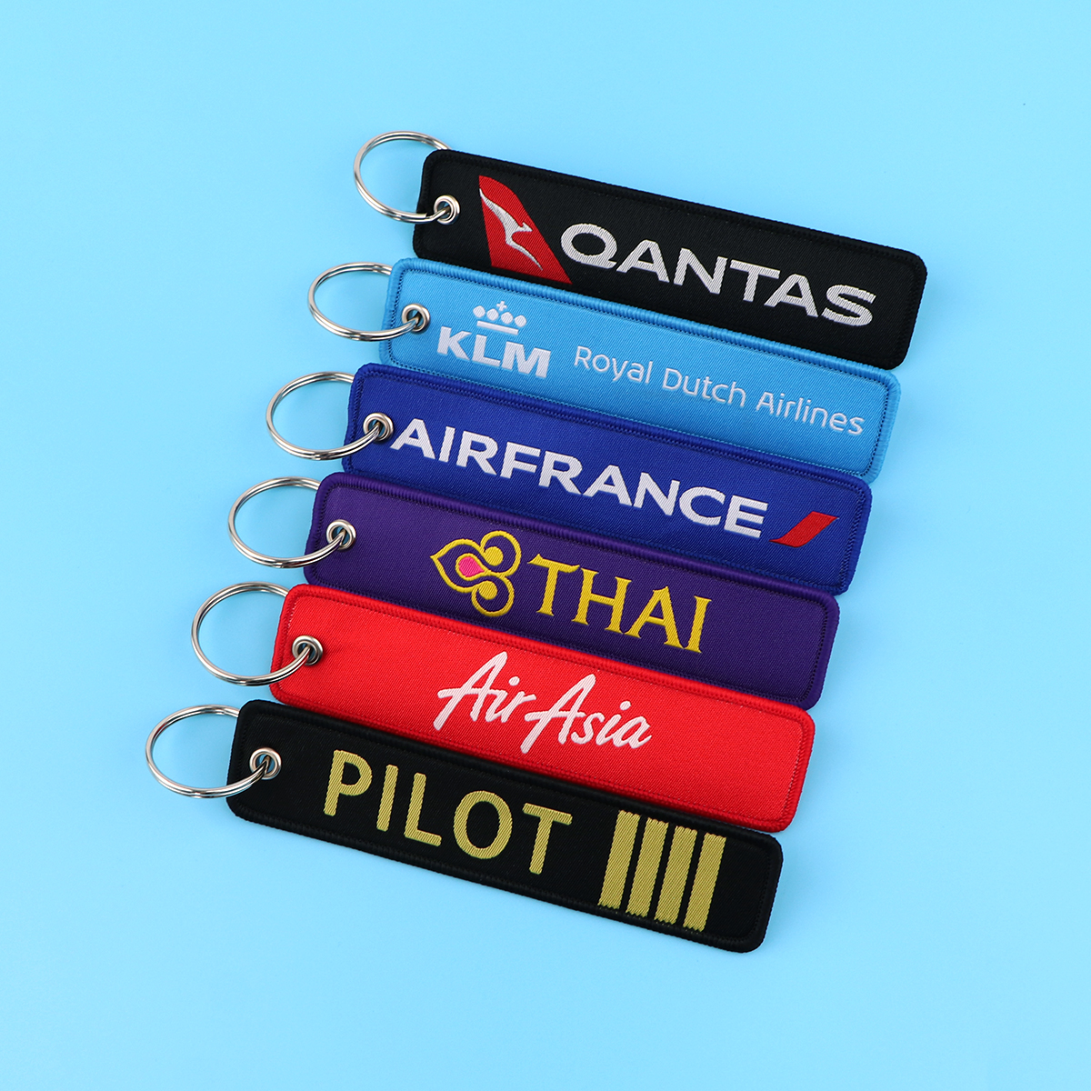 1pcs Aviation Logo Embroidered - Heavy Equipment Keychain のレビューと価格