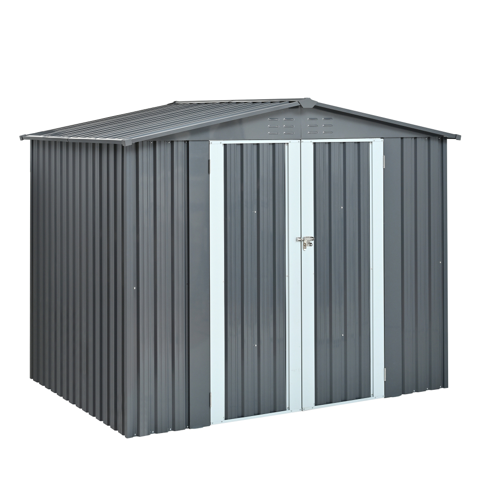 Metal Storage Shed with Double - Heavy Equipment Yard のレビューと価格