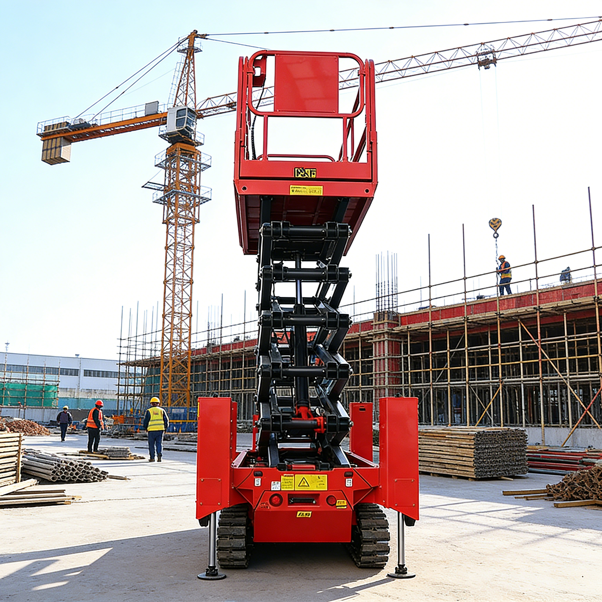 Crawler Aerial Platform Tracke - Heavy Equipment Work のレビューと価格