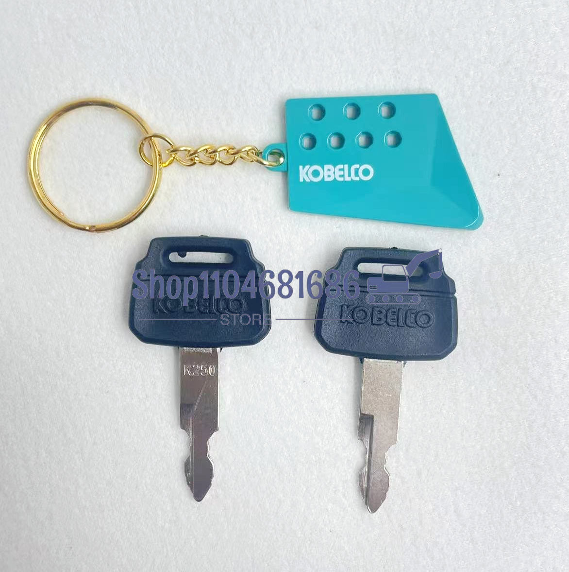 2pcs K250 Key for Kobelco for  - Heavy Equipment Keychain のレビューと価格