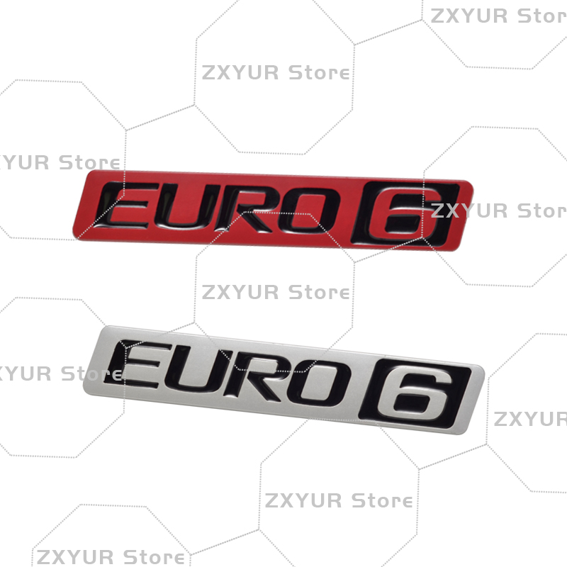 Metal EURO 6 Emblem Car Sticke - Heavy Equipment Volvo のレビューと価格