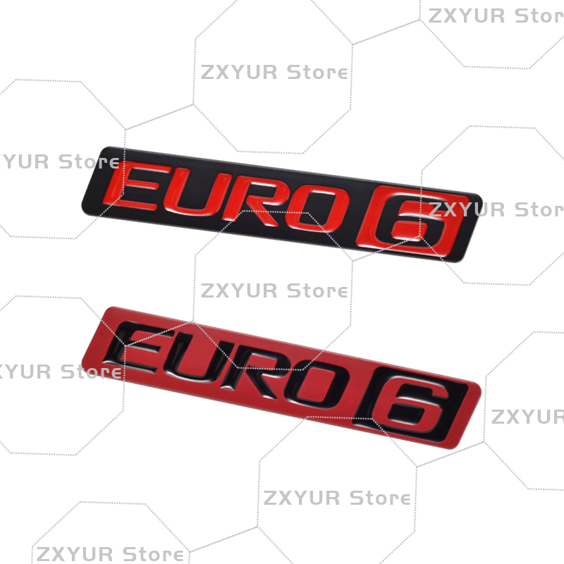 Metal EURO 6 Emblem Car Sticke - Heavy Equipment Volvo のレビューと価格