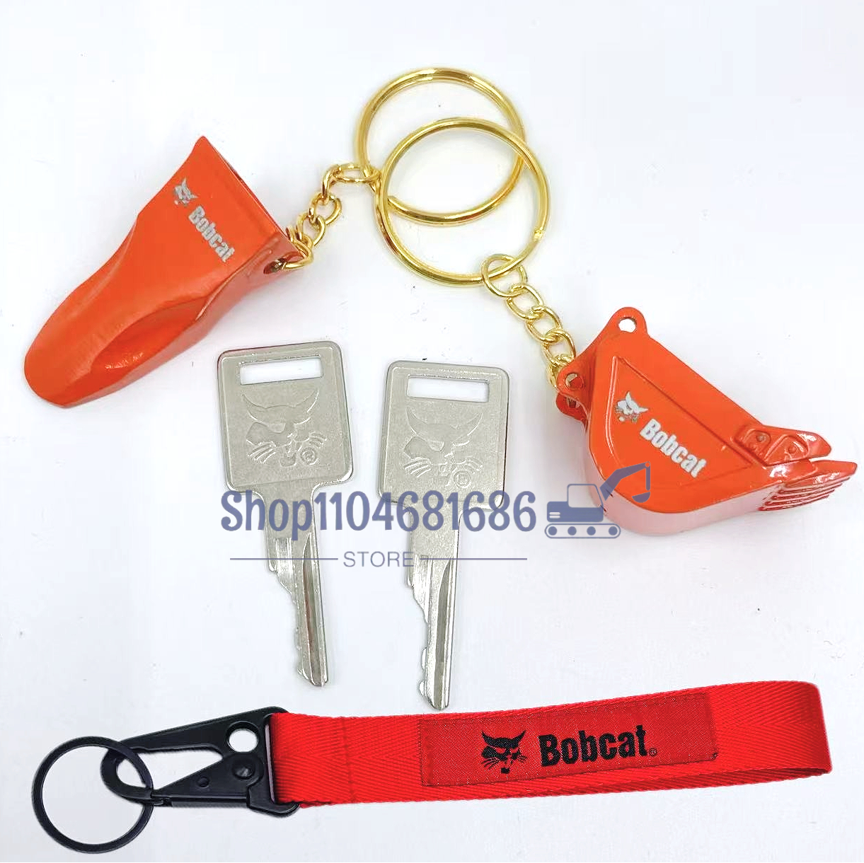 2pcs D250 Ignition Keys 669324 - Heavy Equipment Keychain のレビューと価格