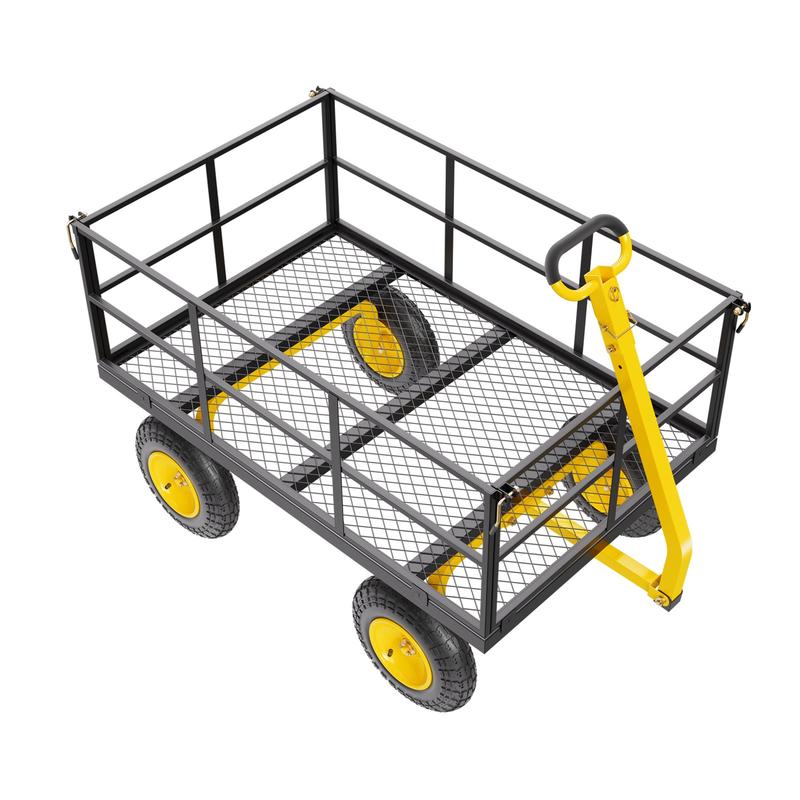 Steel Garden Cart 1400 Lbs For - Heavy Equipment Yard のレビューと価格
