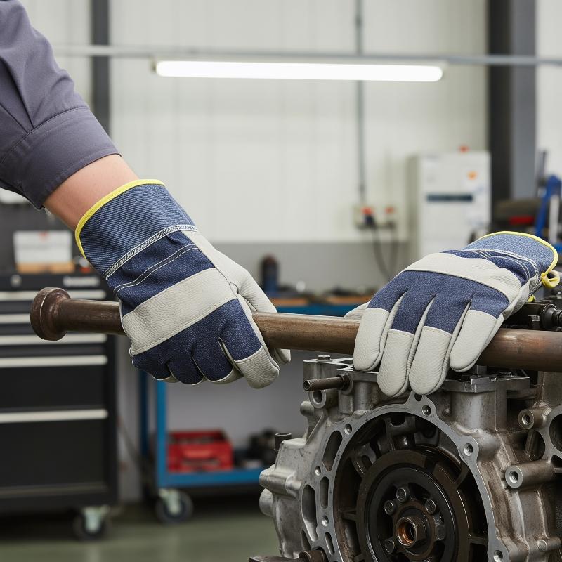 1 Pair Cowhide Denim Gloves Th - Heavy Equipment Yard のレビューと価格