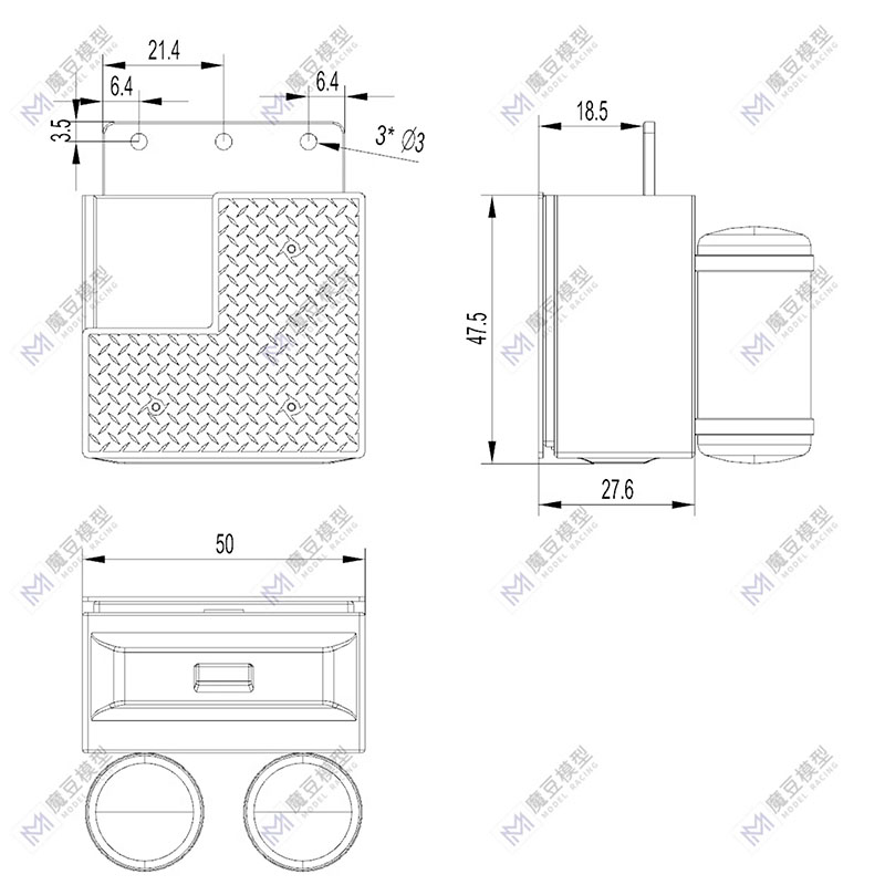 1:14th Scale Metal Battery Box - Heavy Equipment Volvo のレビューと価格