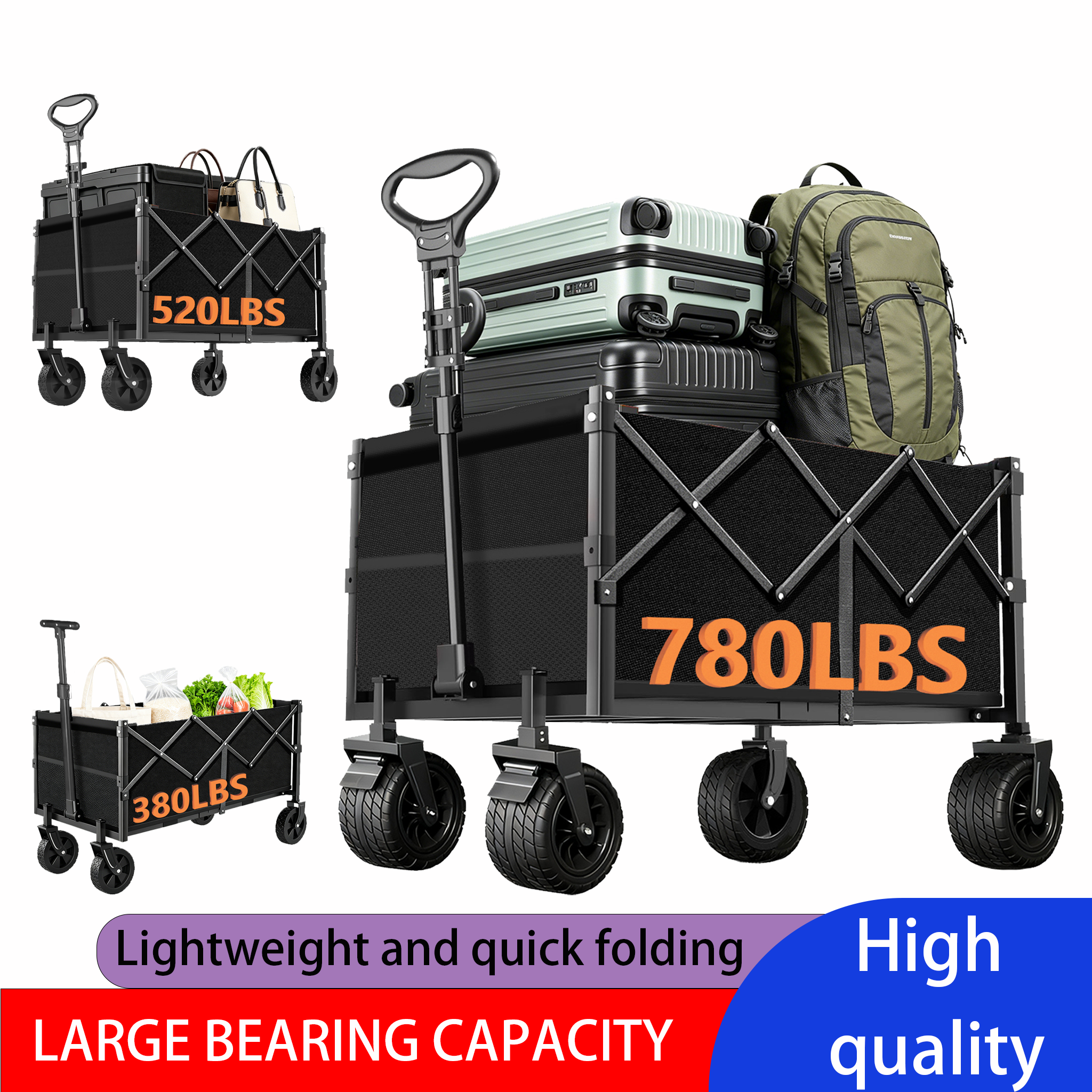 [Heavy Duty Folding Cart] Heav - Heavy Equipment Yard のレビューと価格